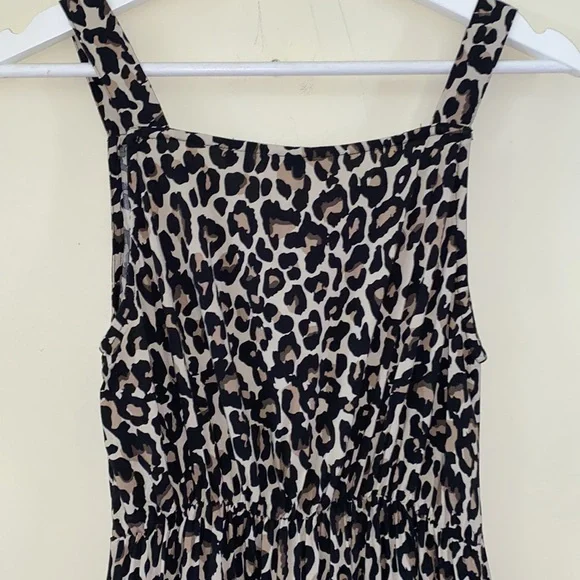 Vero Moda Leopard Print Sand Dress Size XS - Picture 8 of 12